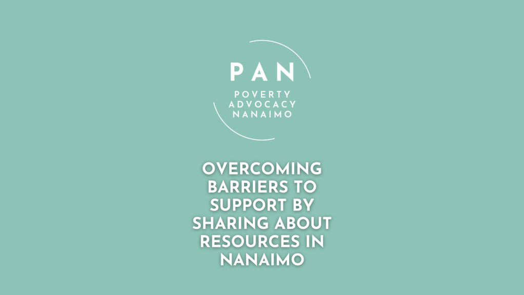 Income assistance poverty advocacy nanaimo
